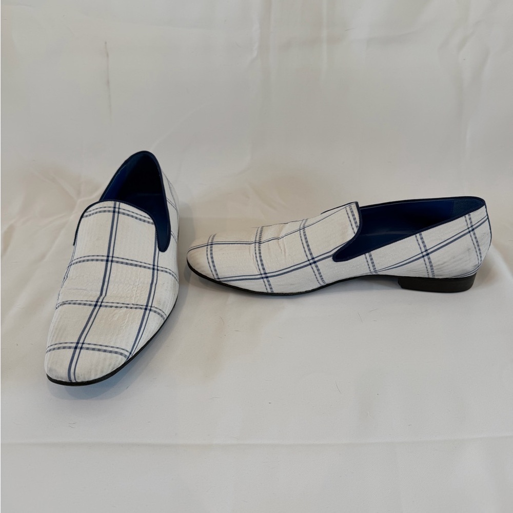 Dak Prescotts Hadleigh’s Loafers
White/Navy- Size 46